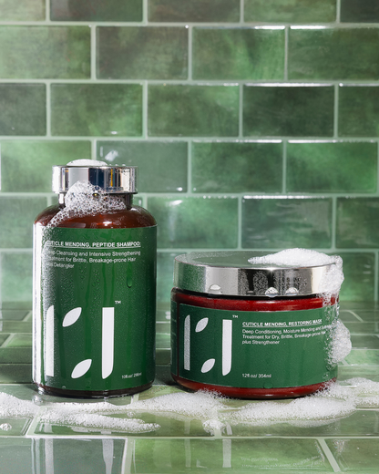Black Friday Bundle: Buy 2 Cuticle Mending Peptide Shampoos, get 1 Repairing Mask for FREE